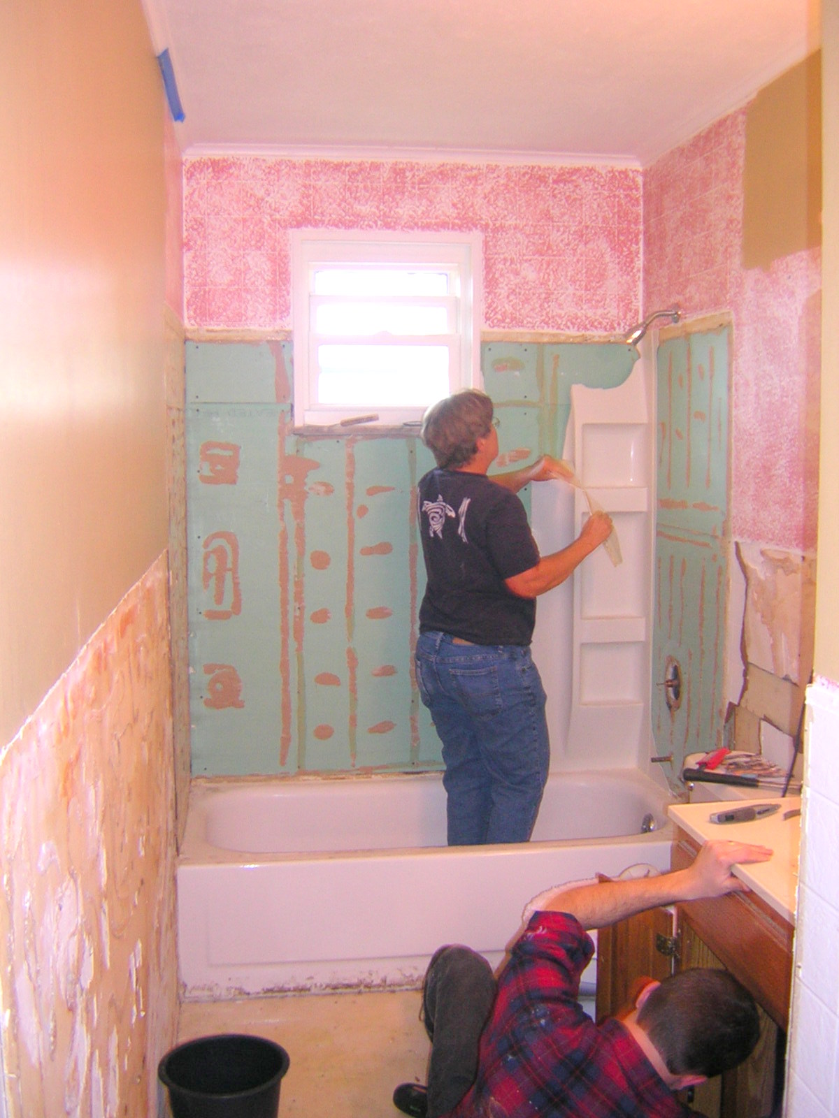 ranch renovation 1960 bath 1960s before sponge evidence mr sweetheart mother
