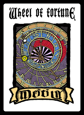 The Wheel of Fortune tarot card from the Last Call deck