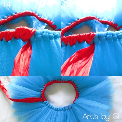 saia de tule para bebe passo a passo