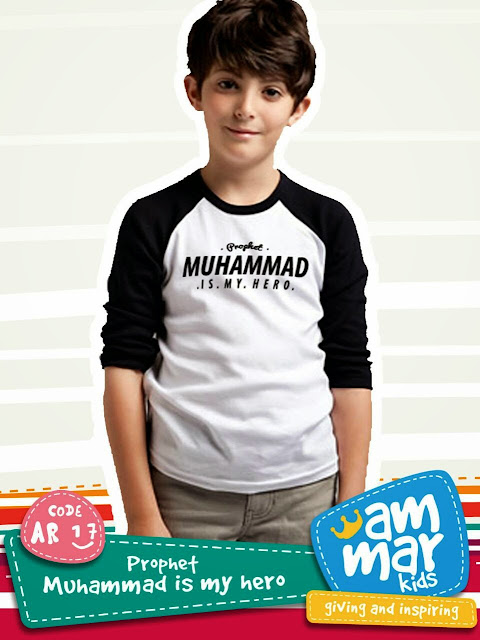 Kaos Anak Muslim Bandung Ammar Kids