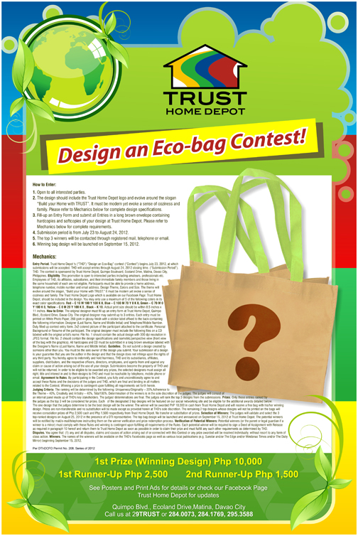 Eco Bag Design Contest Vote | trust home depot s design an eco bag tilt apples lemons Eco Bag Design Contest Vote | trust home depot s design an eco bag tilt apples lemons