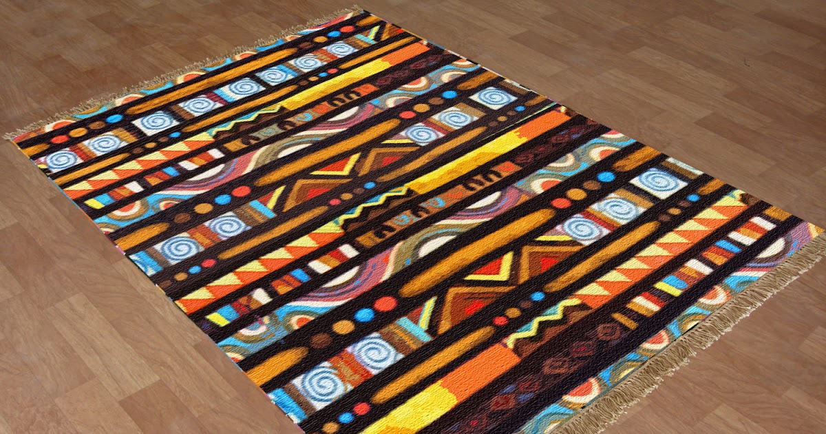 Tulsiram Rugs TRIBAL RUG with tribal accents.....