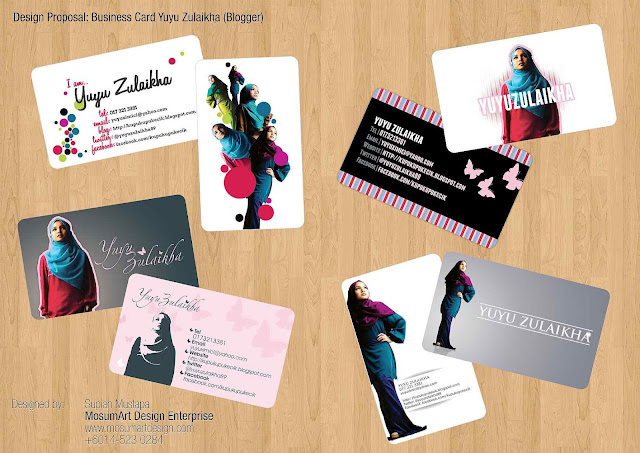 design business card yuyu zulaikha