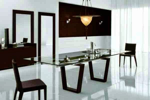 white dining room designs with black furniture ideas