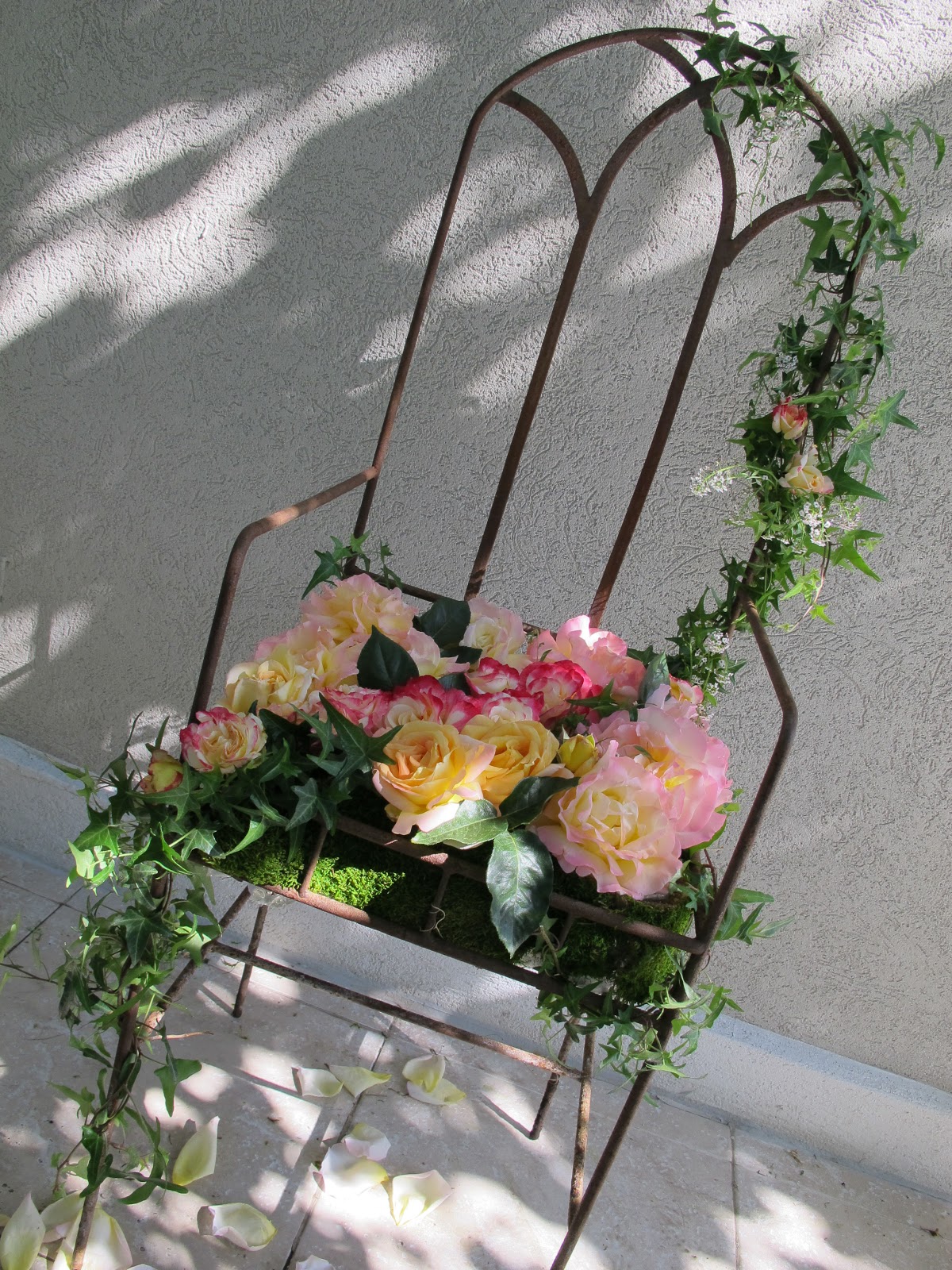 Flower Garden Chair Purple Chocolat Home