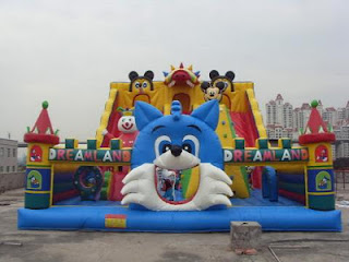 RUMAH BALON BLUE CAT