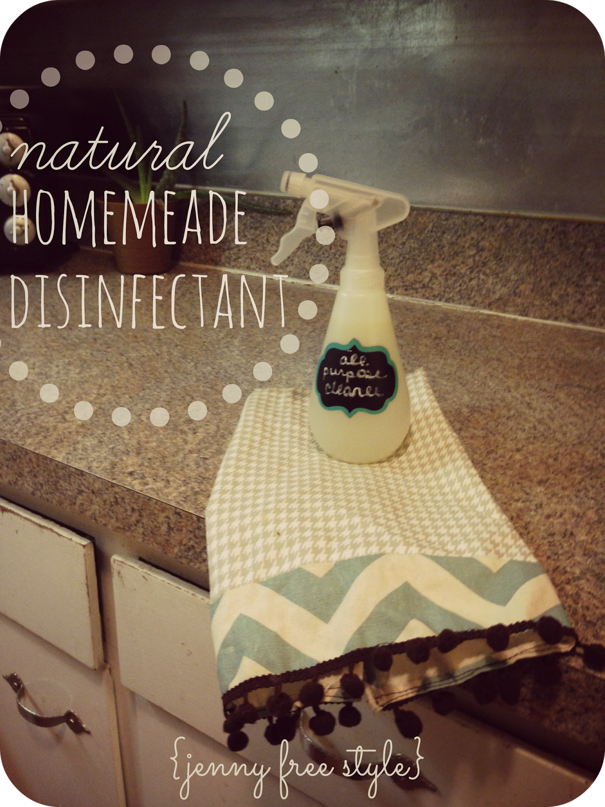 {Jenny Free Style} natural homemade disinfectant