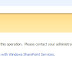 "Unable to complete this operation. Please contact your administrator" Error when trying to upload a file in SharePoint