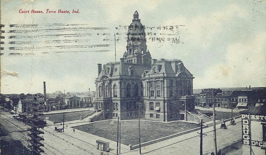 Vintage Travel Postcards Terre Haute, Indiana