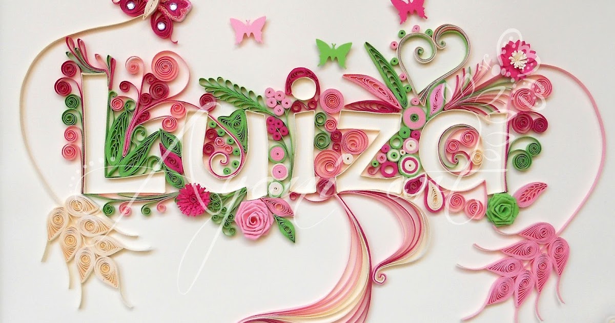 Ayani art Quilling typography tutorial