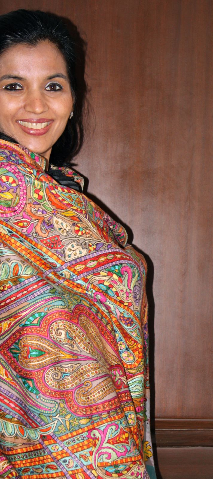 kalamkari shawl kashmir