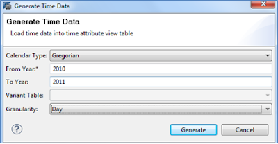 Generate Time Data in SAP HANA - Part 1 Generate Time Data in SAP HANA - Part 1