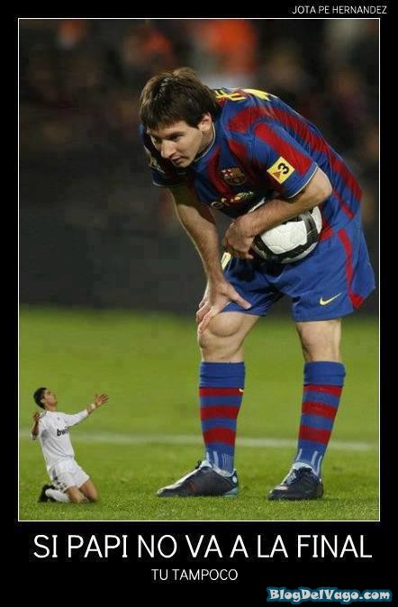 ... desmotivaciones burlandose de messi cristiano ronaldo y sergio ramos