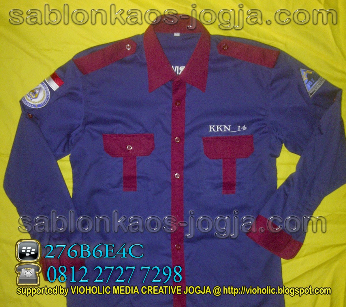 kemeja workshirt lengan panjang aplikasi bordir komputer kemeja workshirt lengan panjang aplikasi bordir komputer