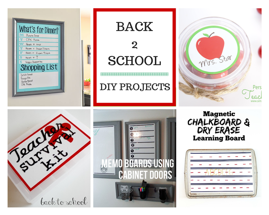 5 Simple Back to School Projects  #backtoschool