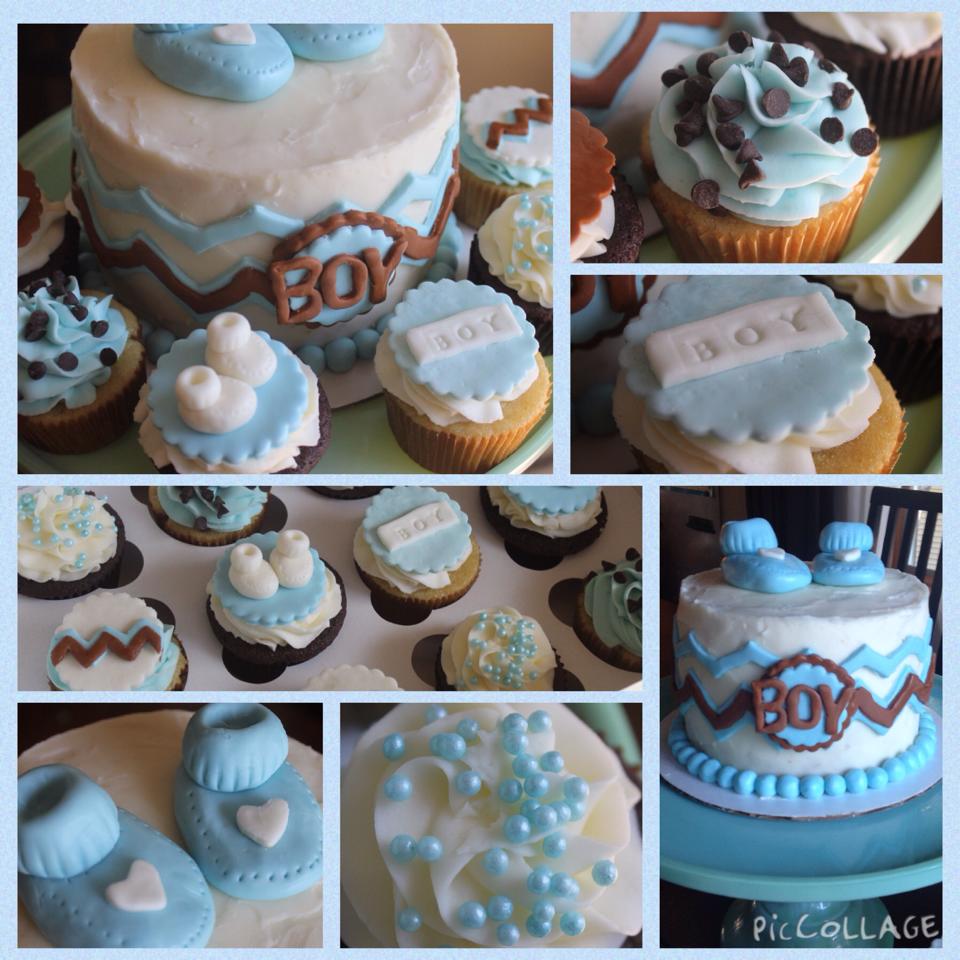 2 Nuggets Bakery Baby Boy Shower Cake Baby%2Bshower%2Bcupcakes%2Band%2Bcake Baby Boy Shower Cakehtml