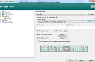 Cara Update Manual NOD32 Cara Update Manual NOD32