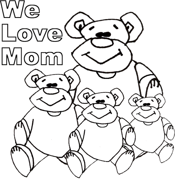 Mothers Day Coloring Pages For Preschool title=