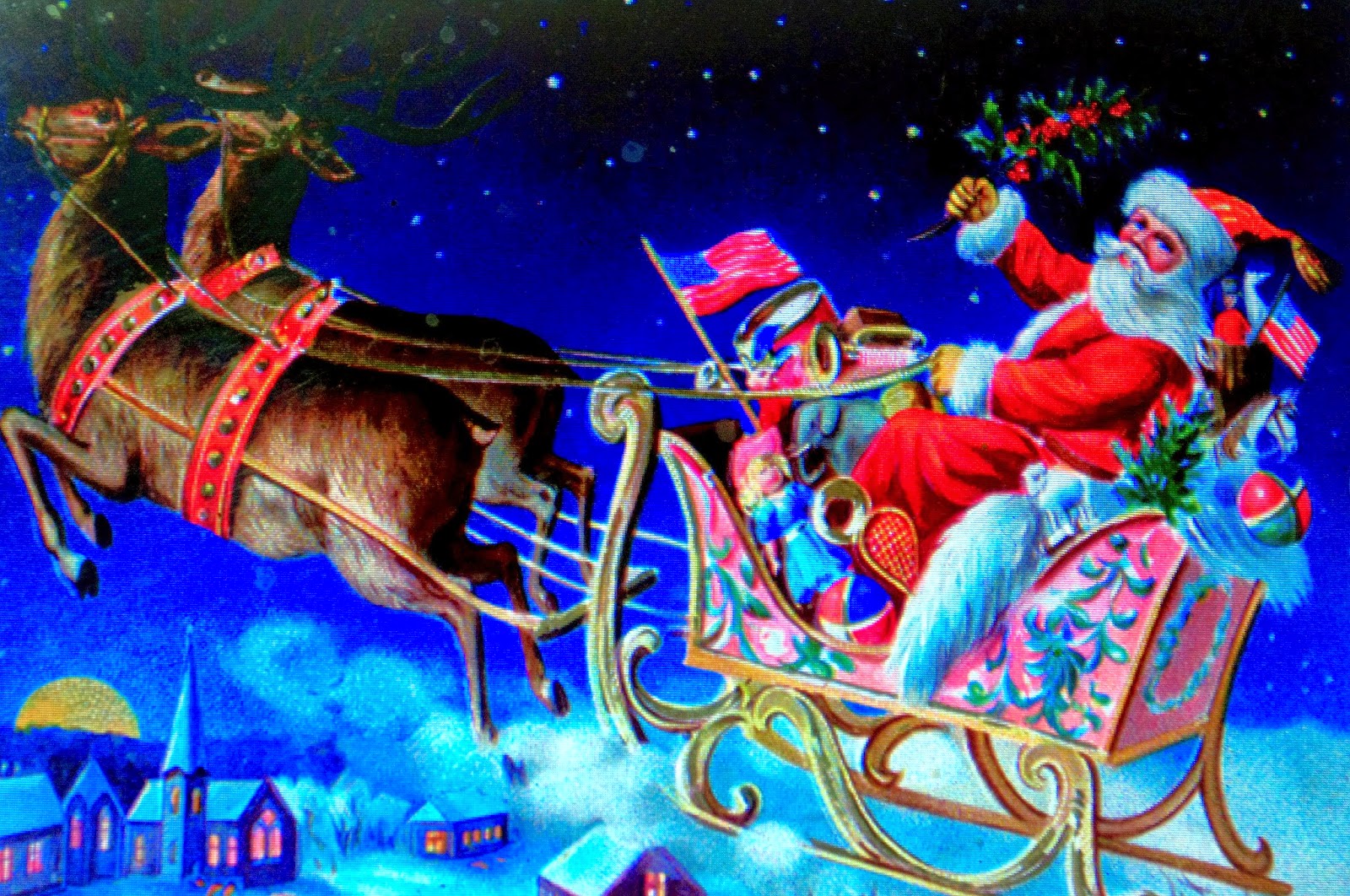 noel autor Santa Claus, a Figure Blended from Different Christmas