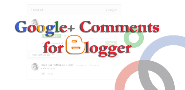 google+ comments for blogger