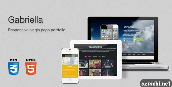 Gabriella - Responsive One Page Template