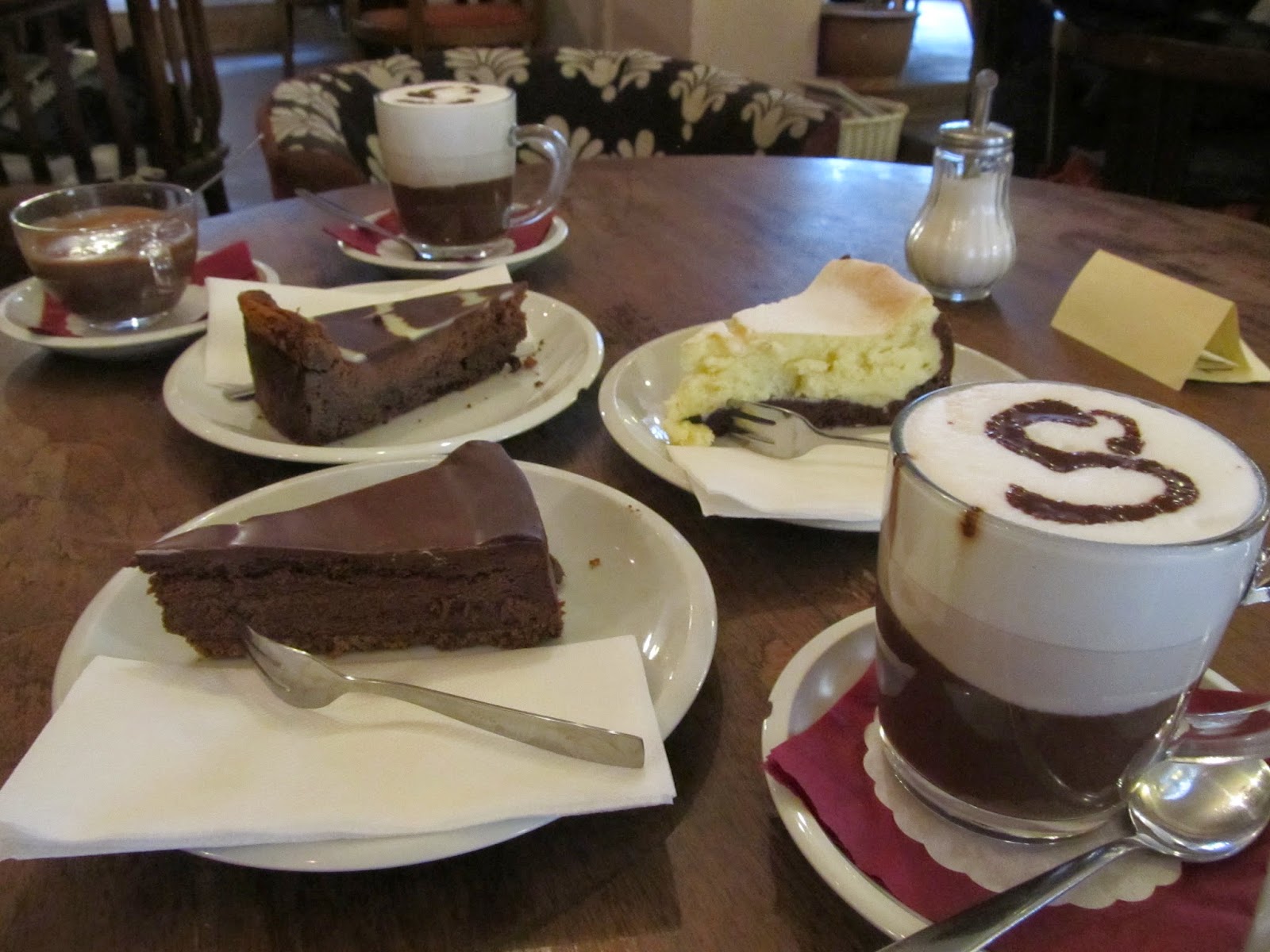 Wrestles with words Chocolate shops and cafés in Prague, travel