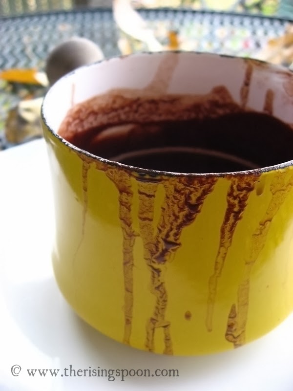Homemade Chocolate Sauce with Raw Cacao Powder & Coconut Oil | www.therisingspoon.com Homemade Chocolate Sauce with Raw Cacao Powder & Coconut Oil | www.therisingspoon.com