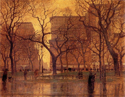 Paul+Cornoyer,+Madison+Square+dopo+la+pioggia+(1910c)