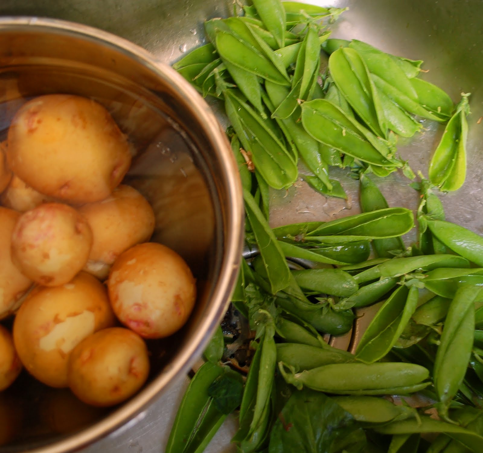The Spice Garden Peas and New Potatoes and MFK Fisher