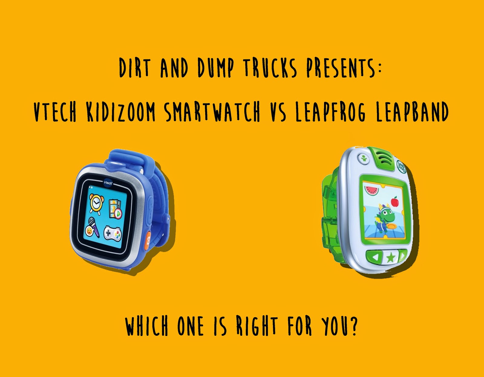 Dirt and Dump Trucks Toddler Tech VTech Kidizoom Smartwatch VS