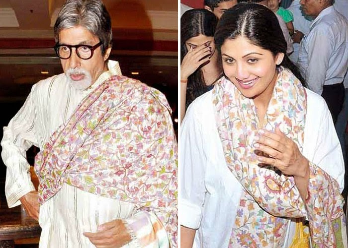 amitabh bachchan pashmina shawl