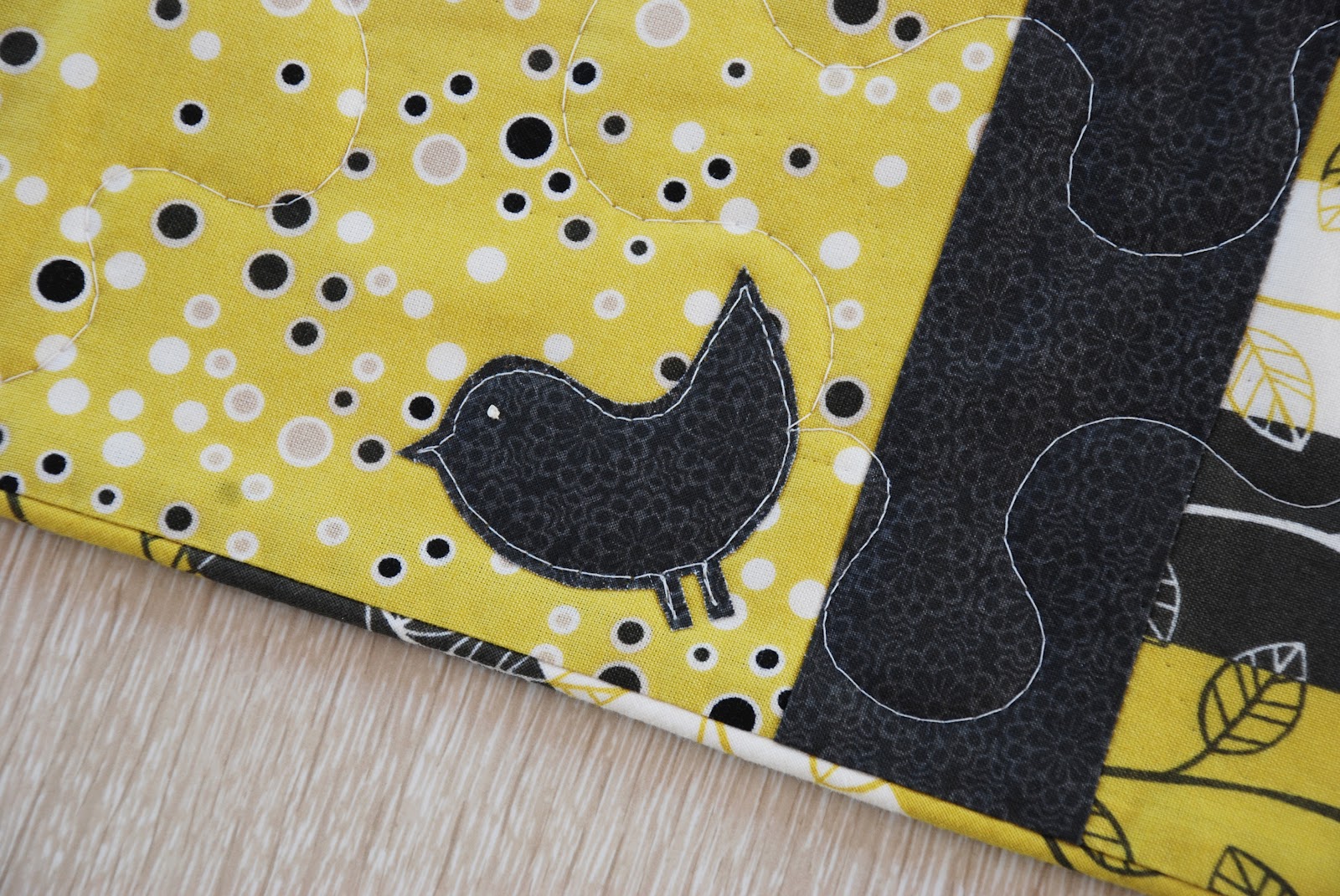 Charley, Dee, & Me Gray and Yellow Table Runners