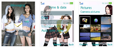韓國組合Brown Eyed Girls SonyEricsson手機主題for Elm/Hazel/Yari/W20﹝240x320﹞