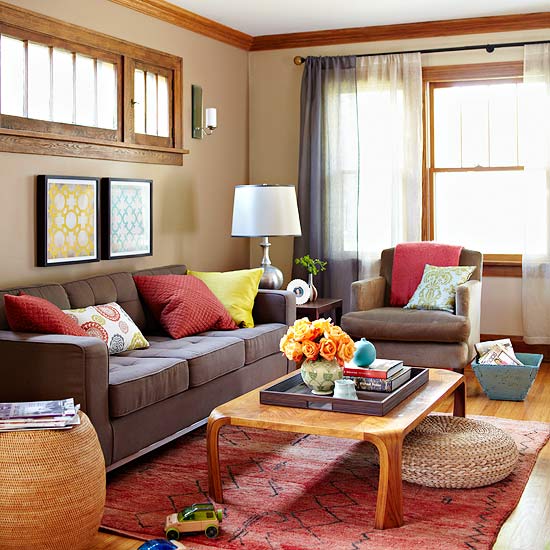 New Home Interior Design: Add Color to Your Living Room