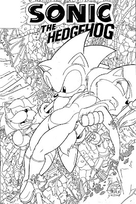 Sonic Coloring Pages