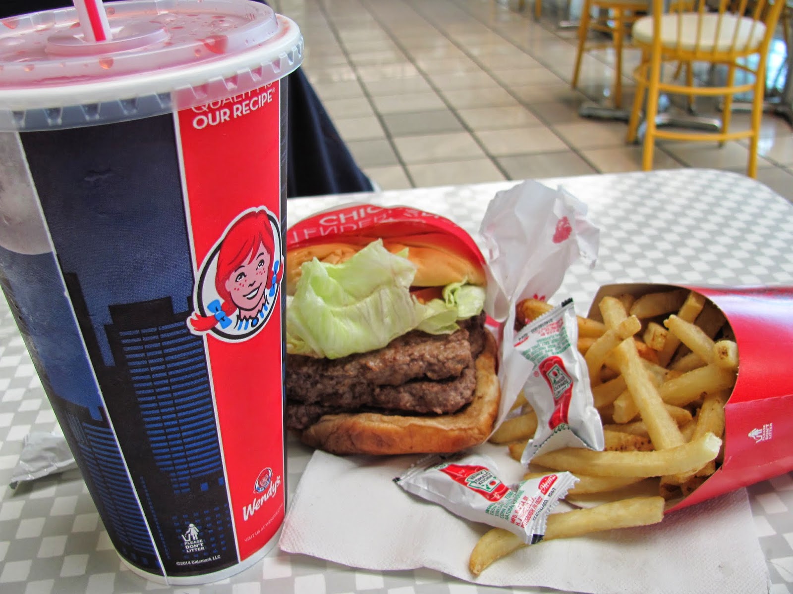 That's a Triple Wendy's Burger That's a Triple Wendy's Burger