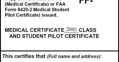 Gary S Flight Journal Passed Flight Physical
