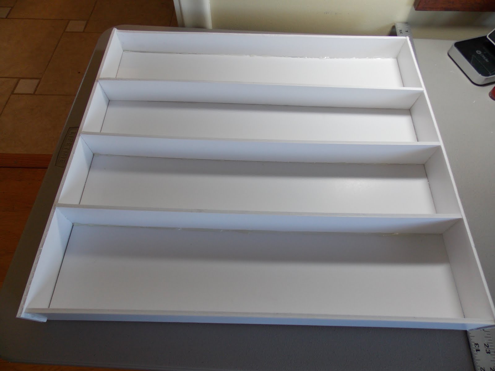 Keep Calm and KERRI On DIY Nail Polish Shelf (It's made out of what