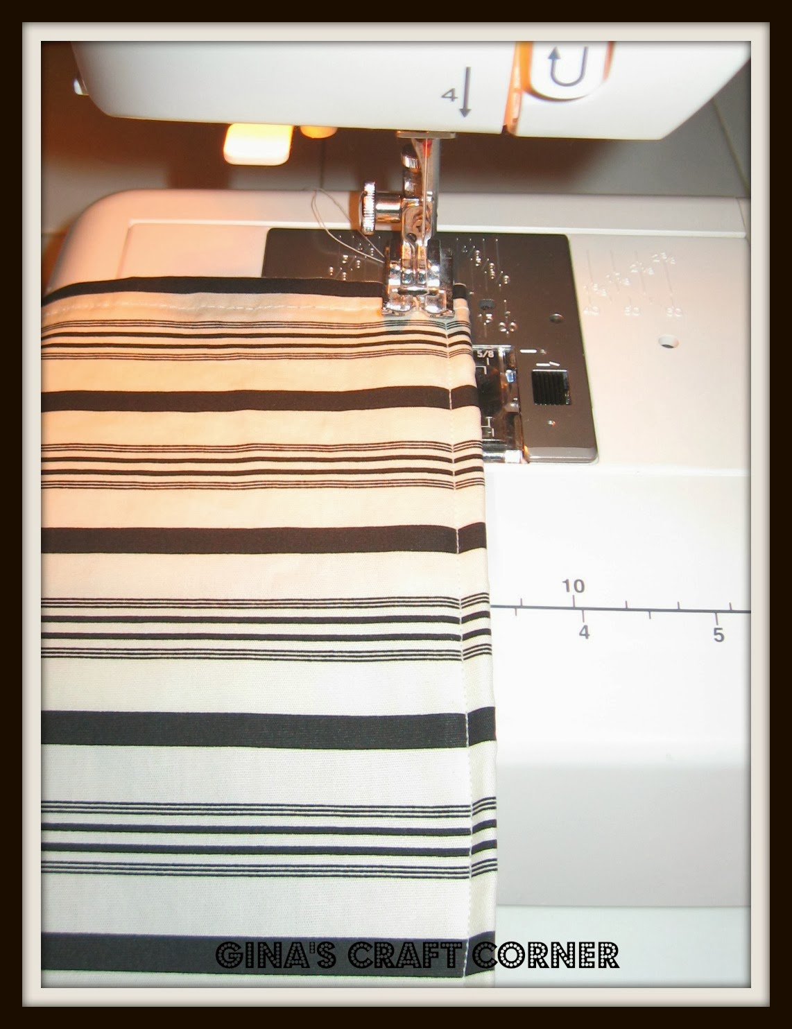 Gina's Craft Corner How to Turn Your Bedskirt into a Beautiful Valence!