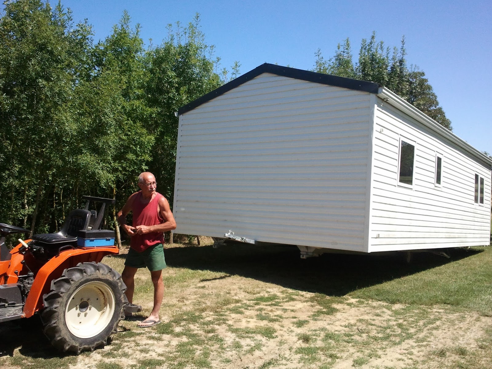 Les Barboteurs Livraison Du Mobil Home