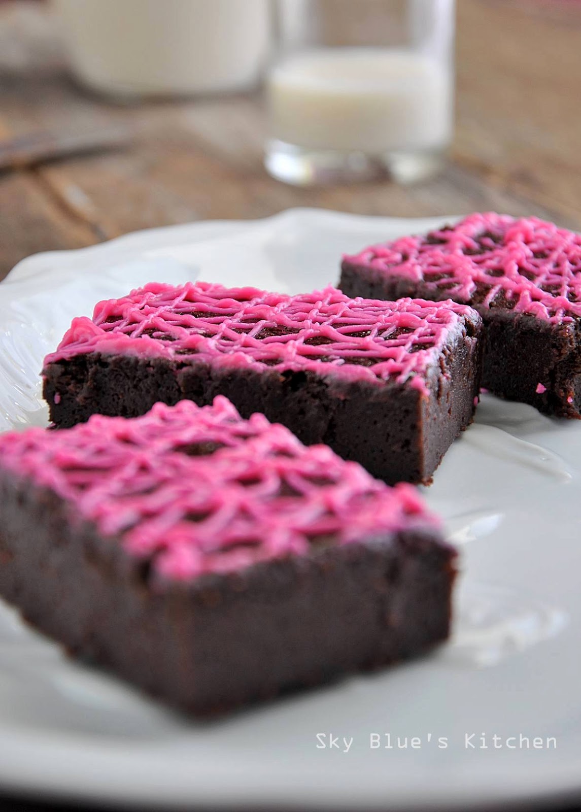 Melley Mey's Kitchen Lower Fat Fudge Brownies / Yogurt Brownies