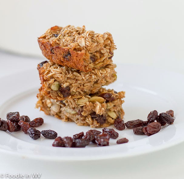 Oatmeal Raisin Bars Foodie in WV