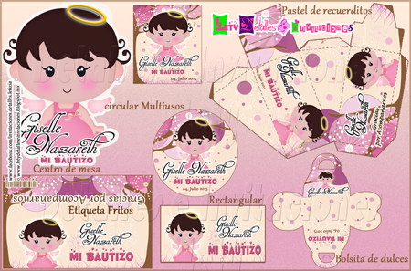 detalles e invitaciones x letici b ideas bautizo rebeca