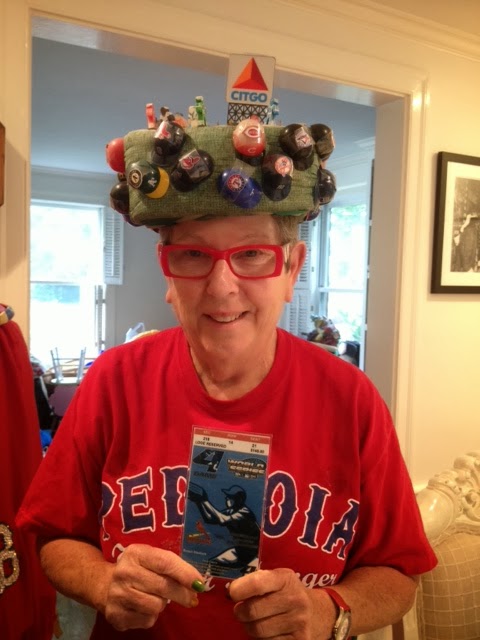 fenway hat lady