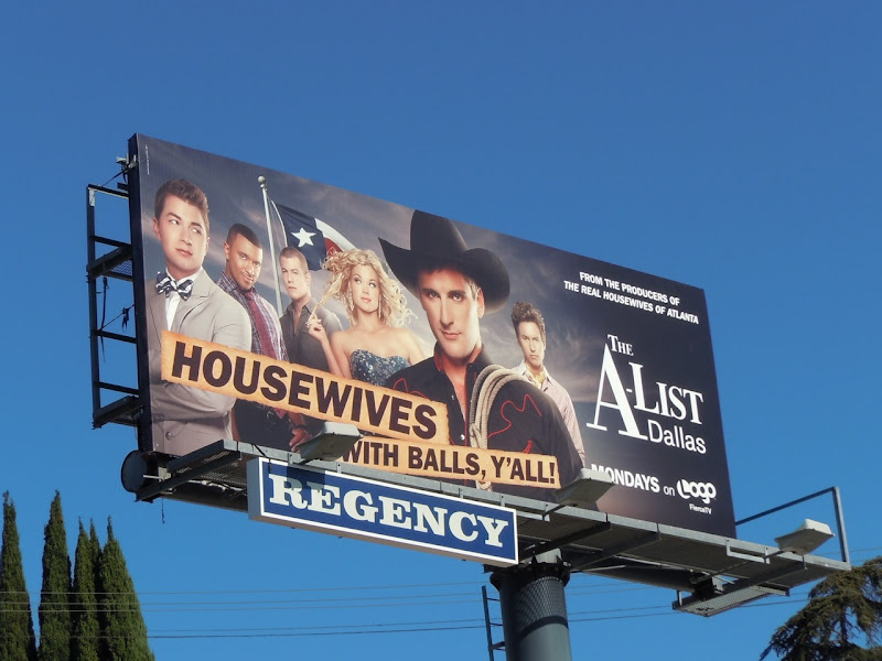 The A-List Dallas billboard