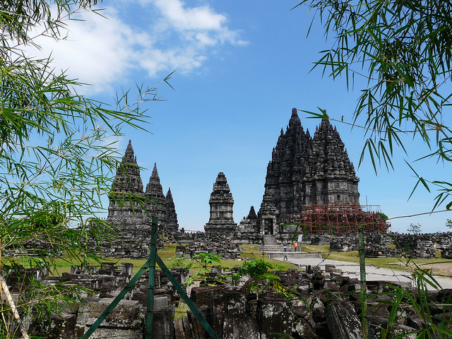 As belezas do Templo Prambanan