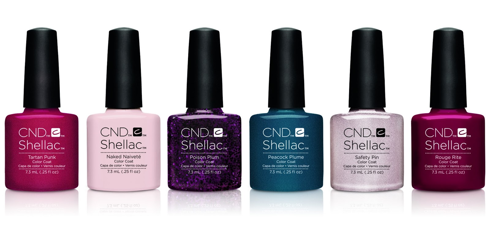 Η συλλογή περιλαμβάνει τα Shellac Brand 14+ Day Nail Color στις αποχρώσεις ...
