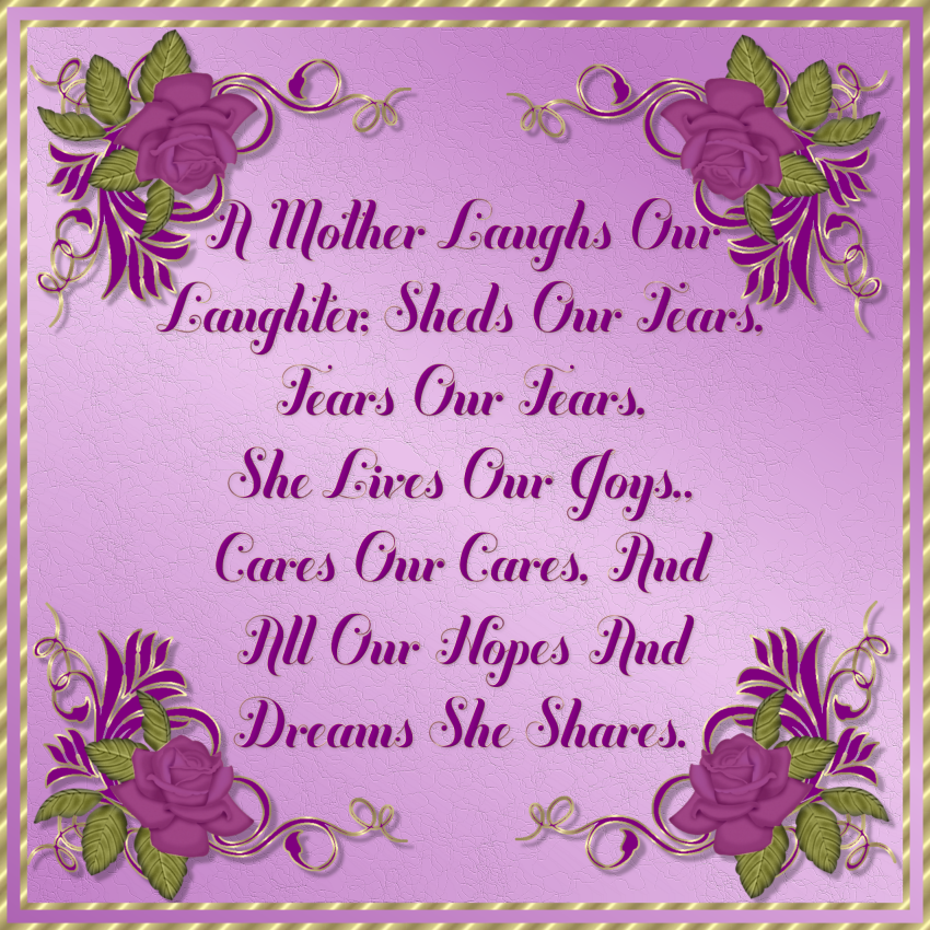 25 Most Famous Mothers Day Poems ~ Exploredia
