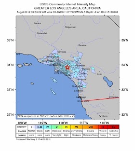 Earthquakes rattles Southern California