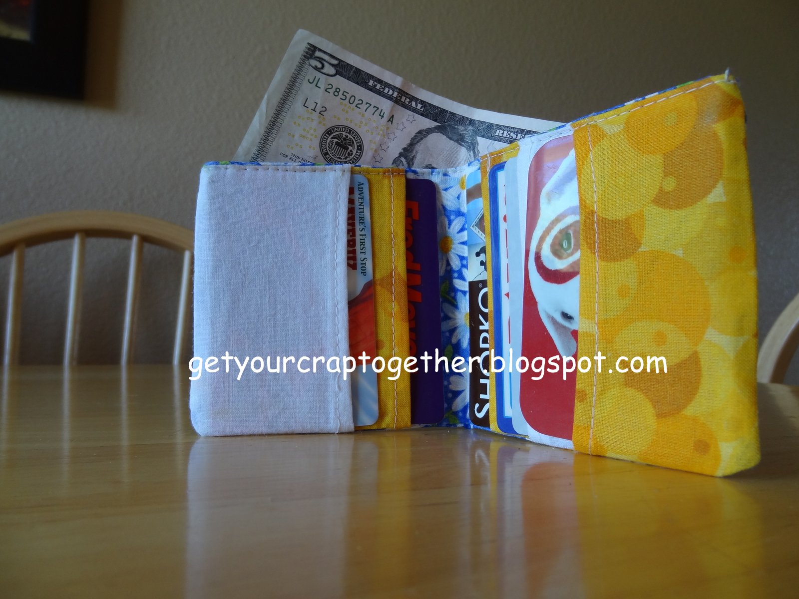 Homemade Wallet Tutorial GYCT Designs